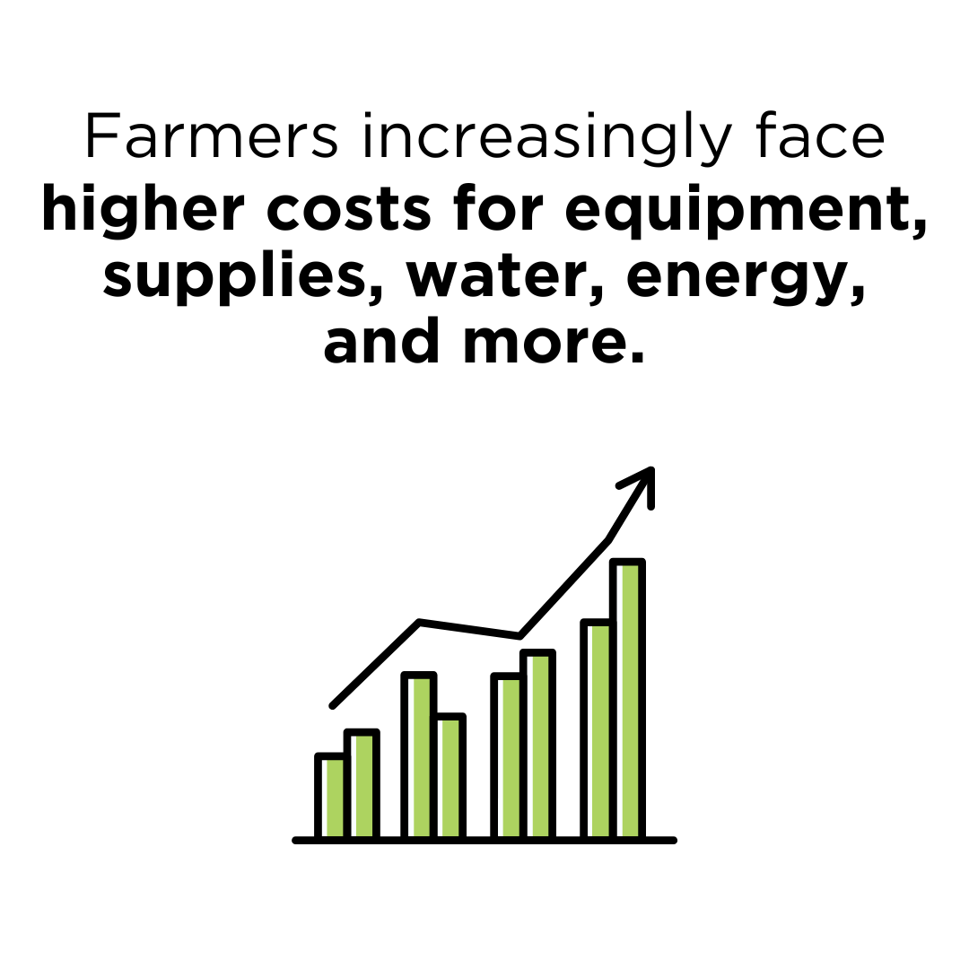 coloradoproduce's tweet photo. Farming is one of the toughest and most essential jobs out there. But today, rising costs and well-intended policies are pushing many Colorado farms to the brink.
Check out the latest infographic from CFVGA to learn how even well-intentioned rulings can hurt farmers.

https://t.co/hHcZZL2xht