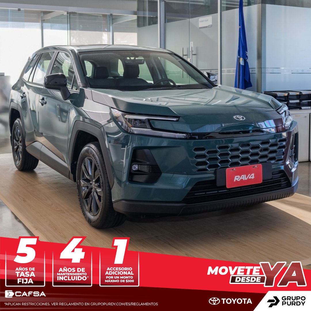 Aprovechá para reservar tu nuevo RAV4 2026 durante marzo con condiciones especiales. toyotacr.com/autos/rav4-1