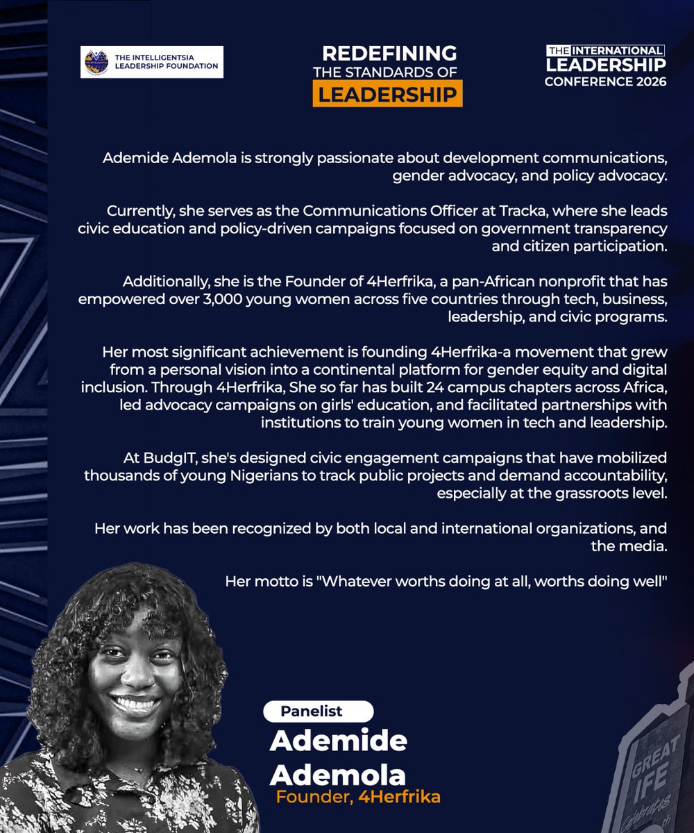 The Intelligentsia Leadership Foundation tweet media