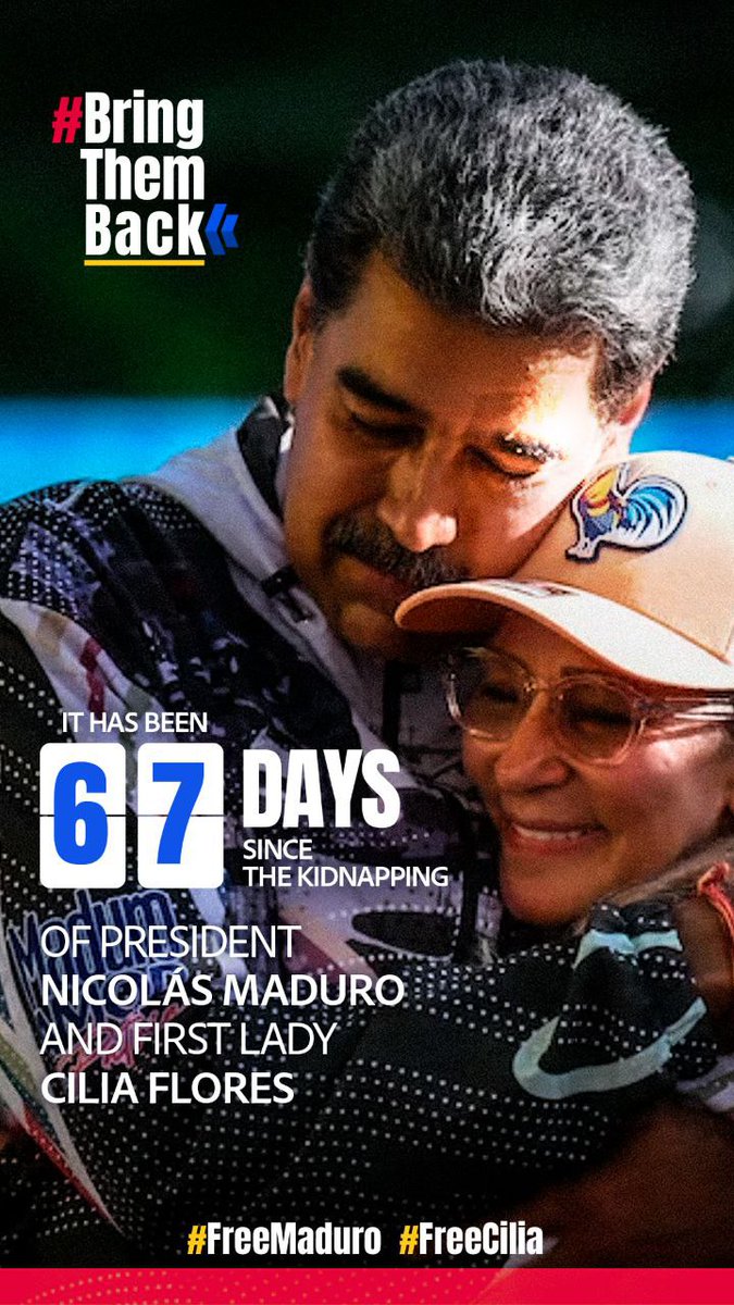 jongonzale59834's tweet photo. 67 Días Del Secuestro de Nicolas Y Cilia y En Venezuela los Seguimos Esperando 

#LosQueremosDeVuelta https://t.co/gIGh0S9xMz