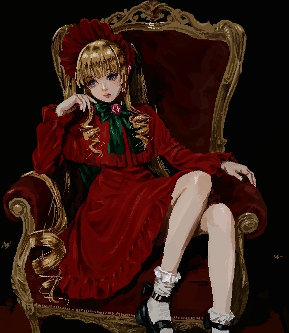 「まきますか、まきませんか？」
#ローゼンメイデン #真紅