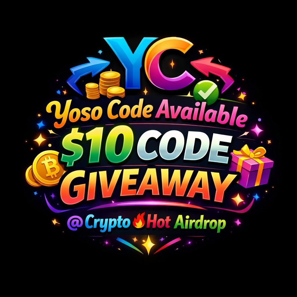 🎉$100 YOSO Alpha Invite Code Giveaway (10 Winners)

We're giving away 10 exclusive YOSO Alpha invite codes , each includes $10 free trading credit.

🔒YOSO is currently invite-only, so this is your chance to get early access.

How to join:
✅ Follow <a href="/yososocial/">Yoso 👁️ - Social Prediction</a> 
✅ Follow