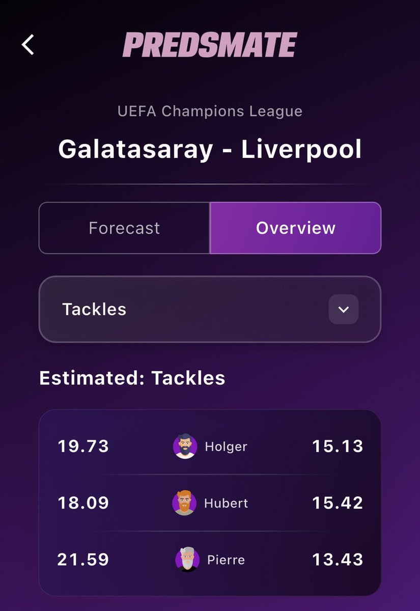 🇪🇺Galatasaray v Liverpool (bet365):

O 30.5 TK’s @ 1.90 (2u)

📊 All three models from <a href="/Predsmate/">Predsmate</a> comfortably project over 30.5 TK’s in this game, good value!🔥