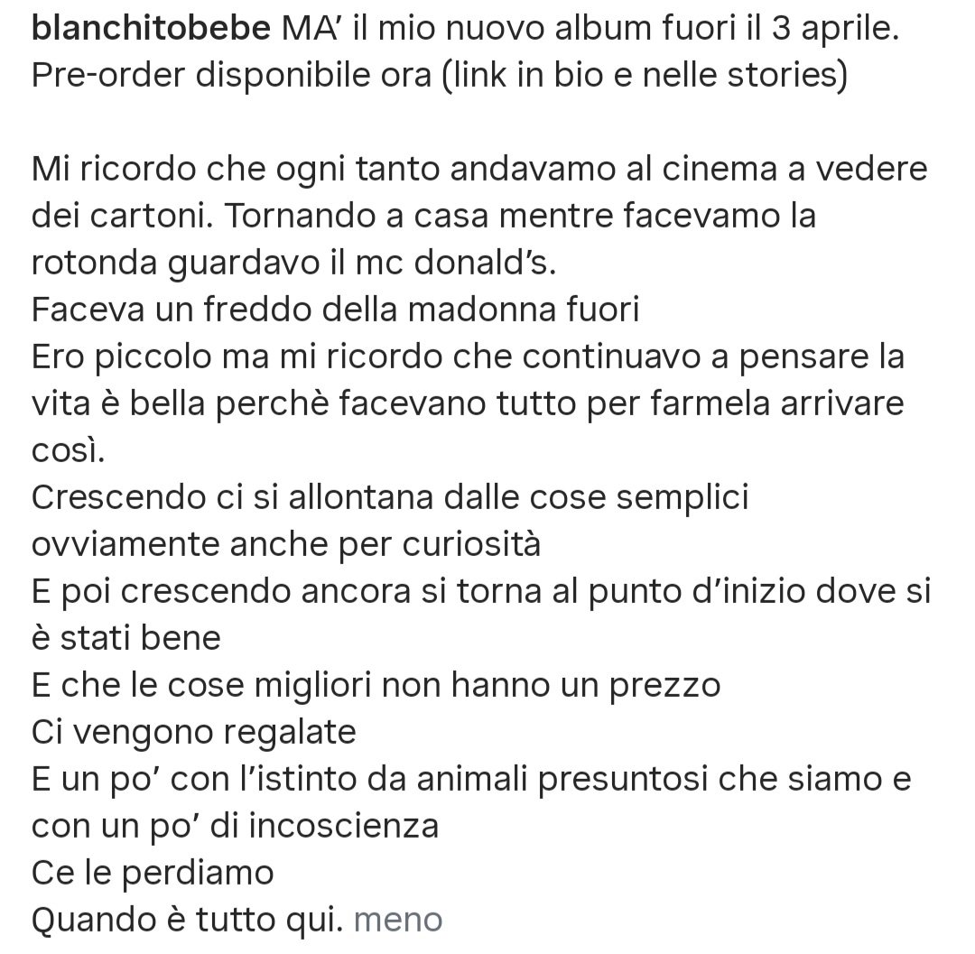 RoC085's tweet photo. Qualcosa di meraviglioso e devastante allo stesso tempo. 😭❤️
Meraviglioso per le orecchie e devastante per il cuore ❤️‍🩹
#blanco #ma' https://t.co/L9i0wIlcIR