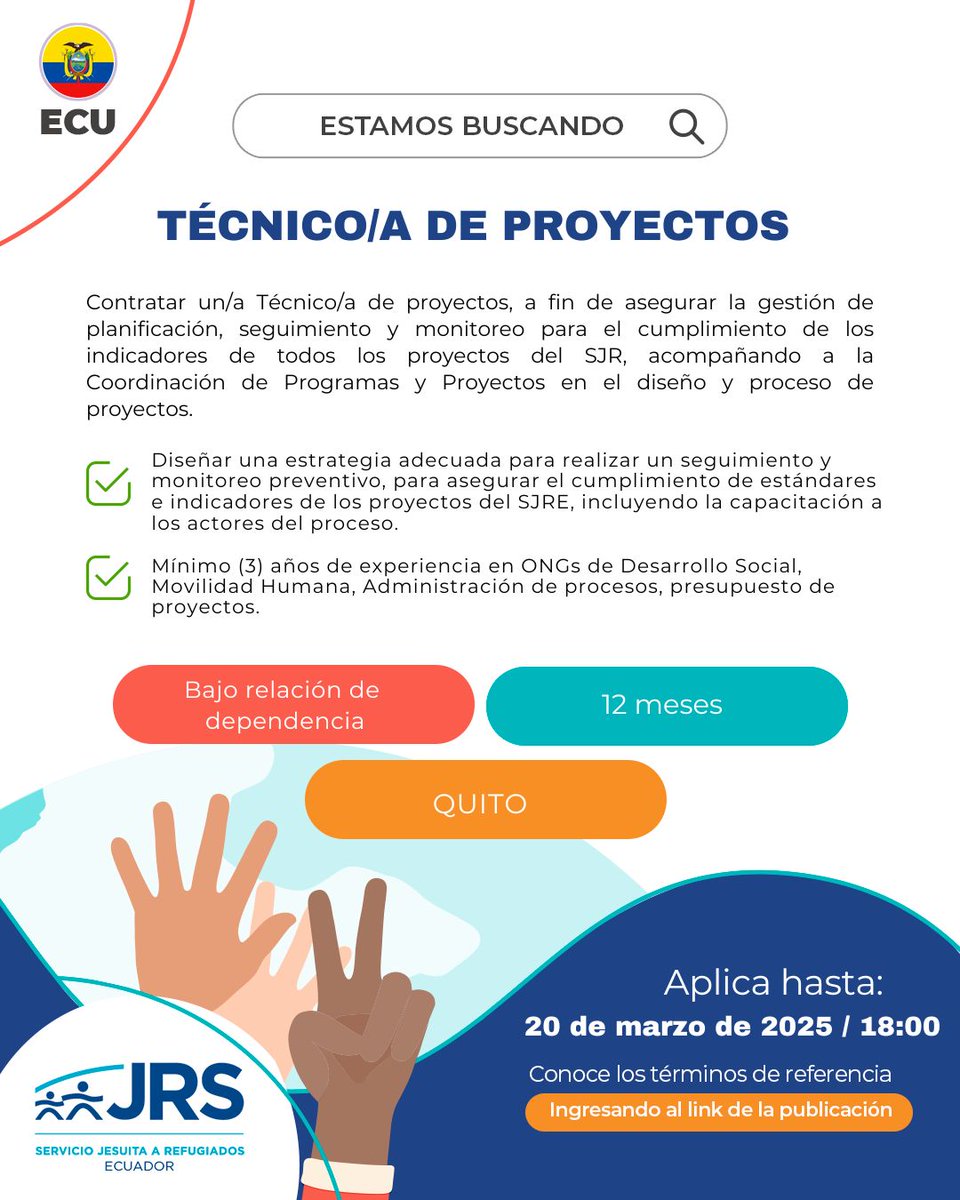 JRS Ecuador tweet media