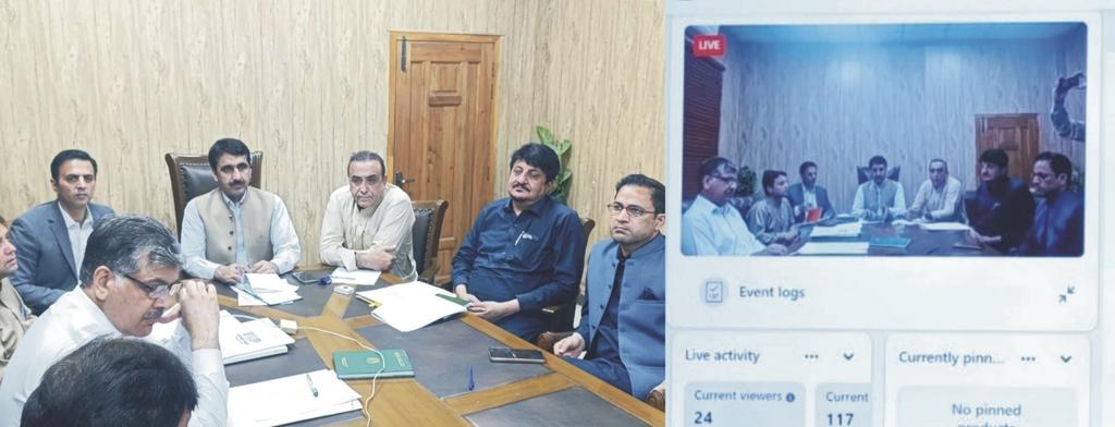 محکمہ توانائی وبرقیات میں کھلی کچہری ،عوامی مسائل کے حل  کے لئے موقع پر احکامات
محکمے اورذیلی اداروں میں درپیش عوامی مسائل کی سماعت،عوام الناس کی جانب سے دلچسپی 
صوبائی حکومت کا اچھااقدام،اداروں اورعوام میں فاصلے ختم ہونگے،عوامی حلقوں کی تعریف