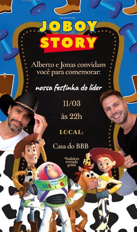 amanhã tem festinha deles