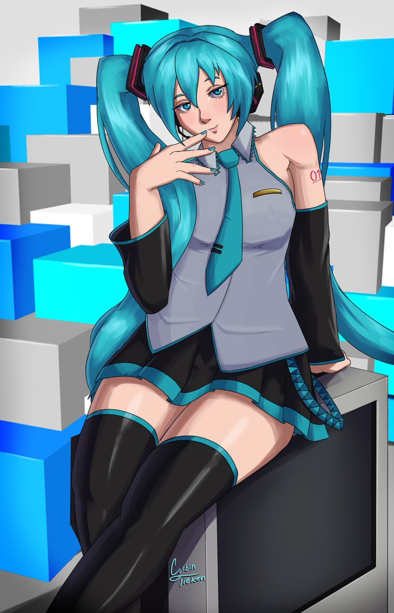 Im from the US, and I like drawing Hatsune Miku #MikuWorldGallery