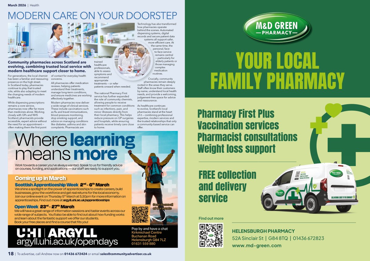 Community Magazine - Helensburgh & Lomond tweet media