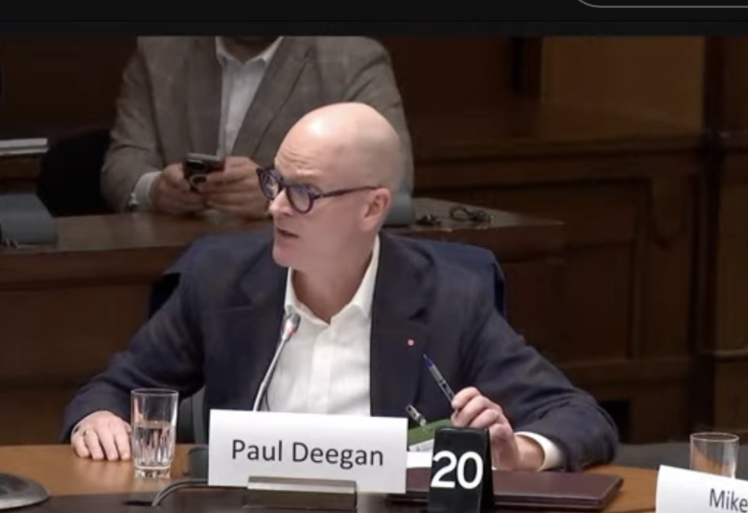 hollyanndoan's tweet image. News Media Canada lobbyist Paul Deegan tells MPs at heritage committee that “rights holders must be protected and the #CopyrightAct not weakened in any way.”

Who’s going to tell him? 

@JusticeCanadaEN @CdnHeritage @FedCourt_CAN_en @FedCourtApp_en @alexandermgay @SeanFraserMP