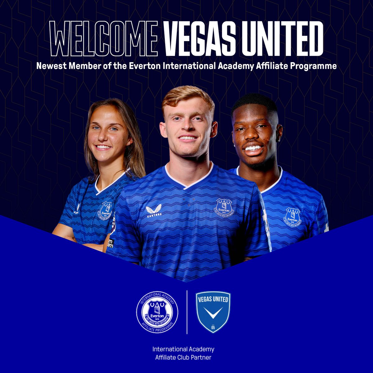 Everton in the USA tweet media