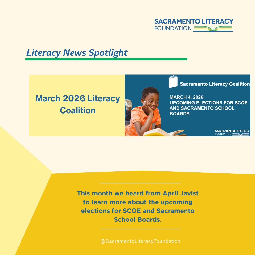 Sacramento Literacy Foundation tweet media