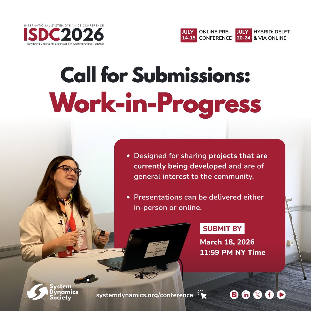 System Dynamics Society tweet media
