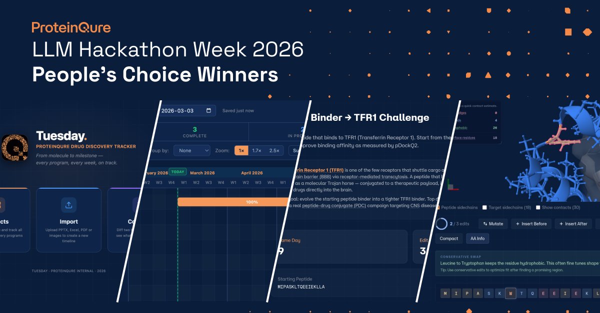 ProteinQure tweet media