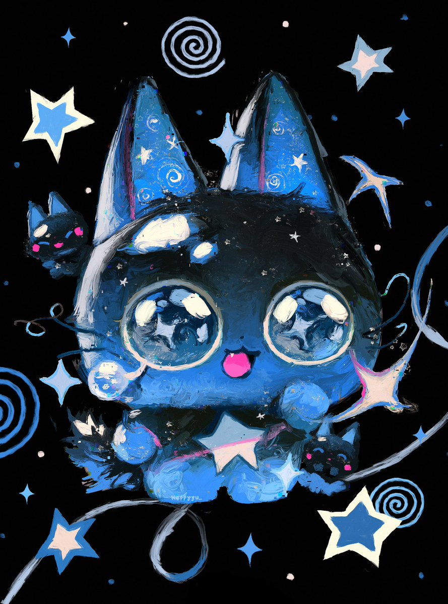 ⋆.˚𖦹 Cosmic cat 💙🌠 ⋆✮⋆.˚