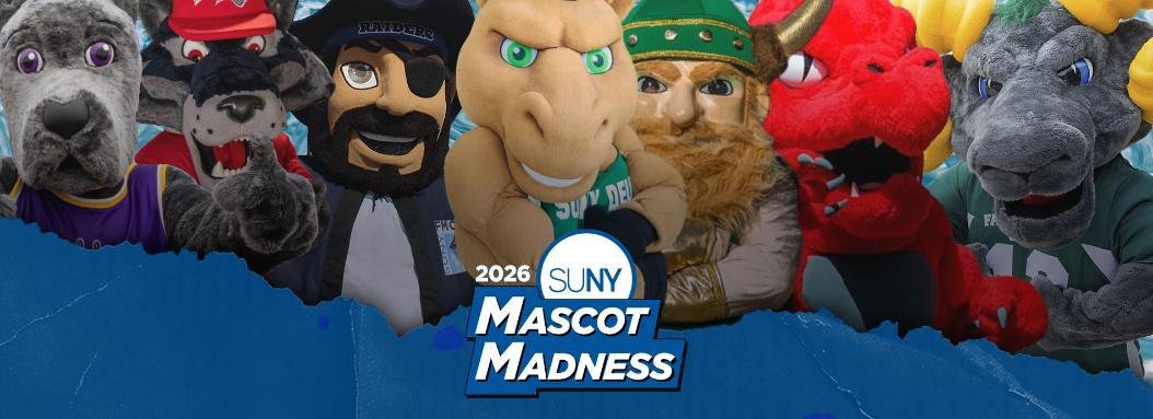 poozer87's tweet photo. It's time to vote in Round 1 of the @SUNY #MascotMadness tournament. https://t.co/jA60hKmMhb
