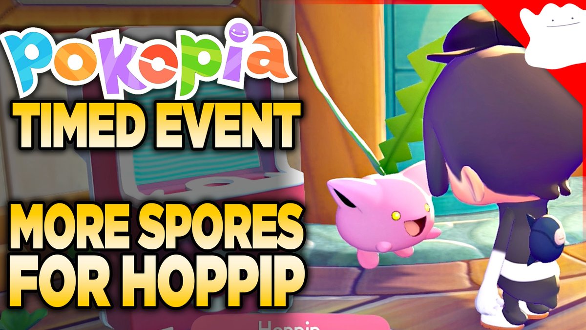 AustinJohnPlays's tweet photo. Here's What You Need to Know Pokopia's First Timed Event - More Spores for Hoppip https://t.co/E5hYfgXlVr https://t.co/xG4klhH2ID