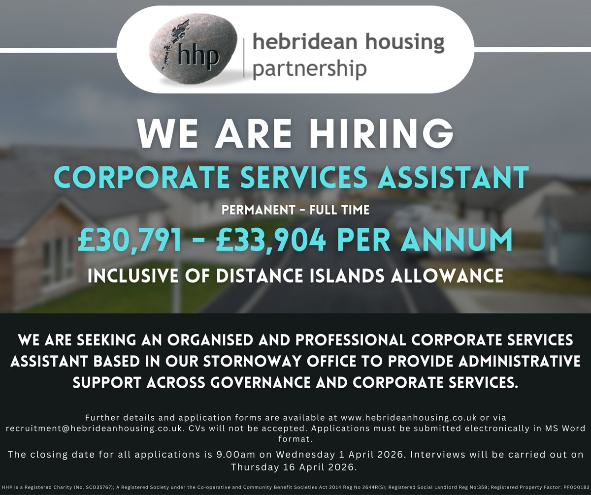 Hebridean Housing Partnership tweet media