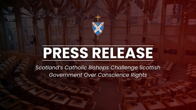 AHoran79's tweet photo. Scotland’s Catholic Bishops Challenge Scottish Government Over Conscience Rights
The Bishops’ Conference of Scotland has expressed deep concern over the Scottish Government’s response to proposed amendments to the Assisted Dying for Terminally Ill Adults (Scotland) Bill. The amendments, tabled by John Mason MSP and Paul O’Kane MSP, seek to introduce provisions allowing organisations—including hospices, care homes, and faith‑based institutions—to exercise conscientious objection.

In its response to these reasonable amendments, the Scottish Government stated that “it is not clear how an institution might demonstrate what their ‘conscience’ position is.”

The Bishops’ Conference strongly disagrees with this position, noting that every organisation has guiding values that shape its mission and practice.

For many faith‑based organisations, including Catholic hospices and care homes, these values are fundamentally incompatible with the introduction of assisted suicide. The Bishops’ Conference maintains that no organisation should be compelled by the State to participate in the deliberate ending of life when doing so would violate its ethical or religious principles.

The Bishops’ Conference urges the Scottish Government and MSPs to recognise and respect institutional conscience rights, ensuring that organisations are not forced into actions that contradict their foundational values.

Bishop John Keenan,

President of the Bishops’ Conference of Scotland
