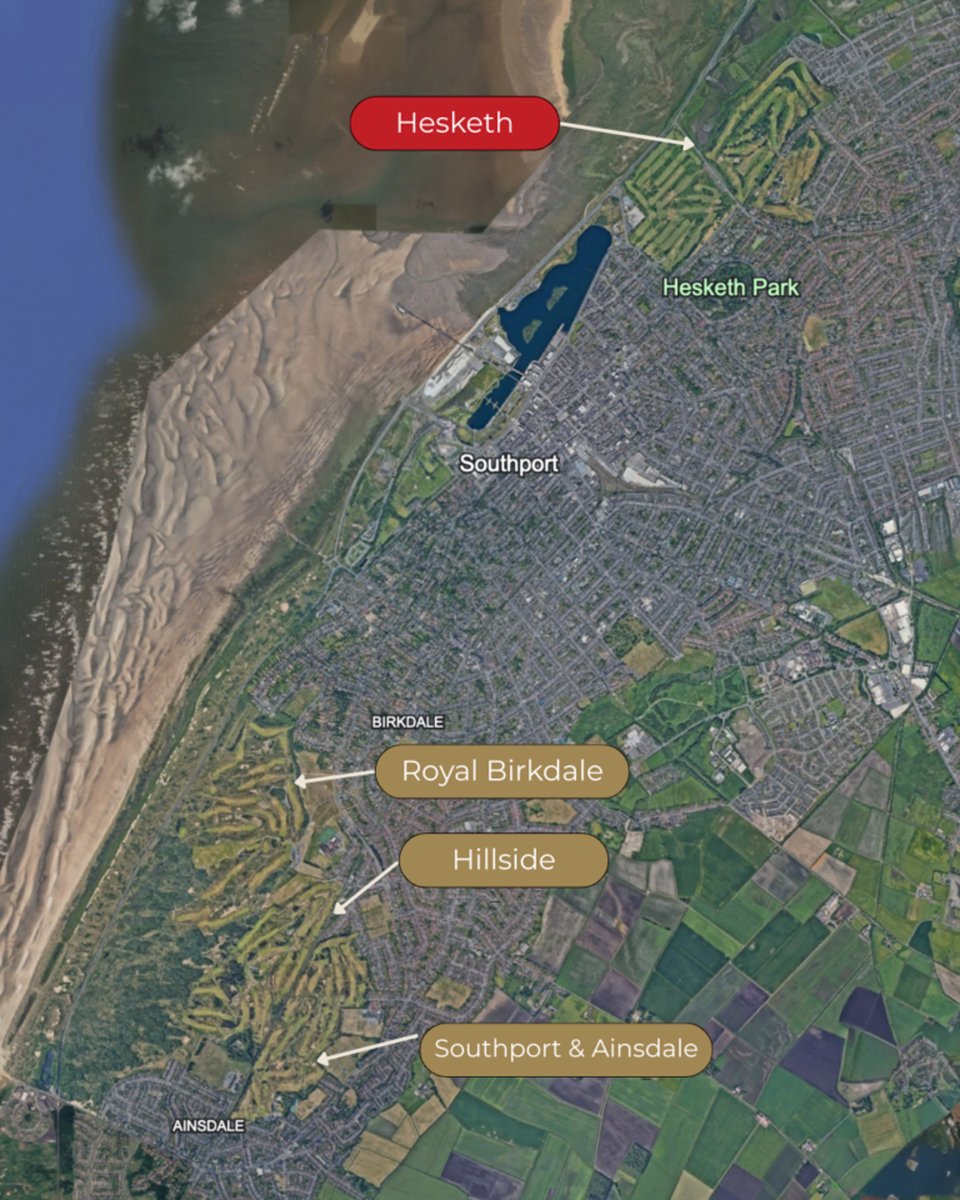 HeskethGolfClub's tweet image. Founded in 1885, we are Southport's oldest club. Before England's Golf Coast was even defined, we were already establishing the championship heritage the region is now famous for.

#TheOpen #EnglandsGolfCoast #HeskethGolfClub