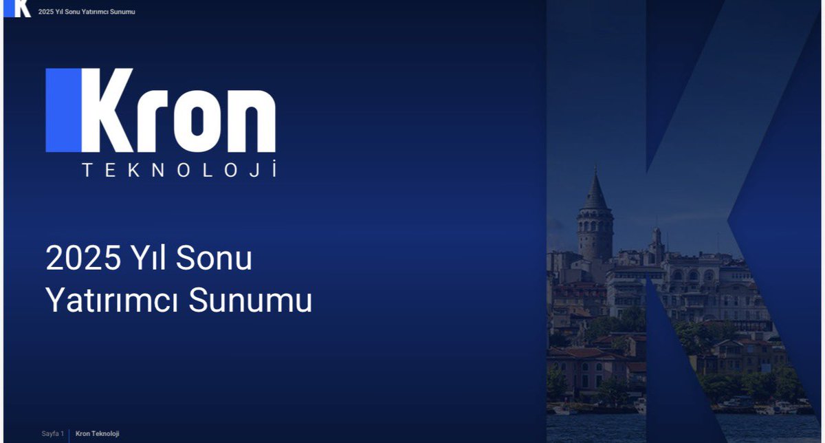 Kront #KRONT KRON 2025 YIL SONU YATIRIMCISI SUNUMU ÖZET ANALİZİ📊 📈 Finansal ...