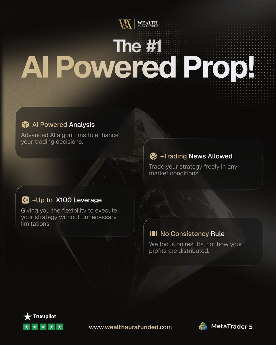 The #1 AI Powered Prop 🥇

✅ AI Powered Analysis
✅ Trading News Allowed
✅ Up to 100x Leverage
✅ No consistency Rule

Built for traders who want freedom, discipline, and real growth 👇