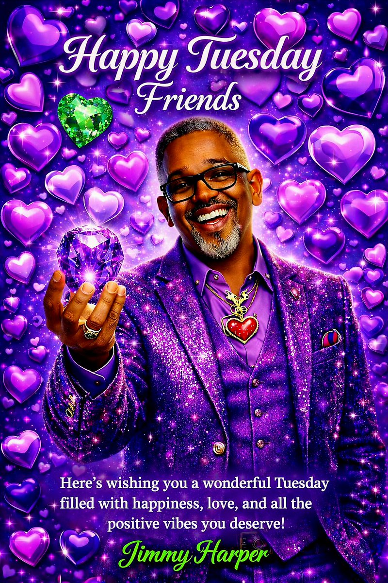 Jimmy_Harper's tweet image. Happy Tuesday Friends

Just dropping by with a little sparkle to remind you that every new day carries its own kind of light. May this Tuesday bring you moments of joy, a heart full of gratitude, and the confidenc flow your way today.

#HappyTuesday  #PositiveVibes #SmileMaker