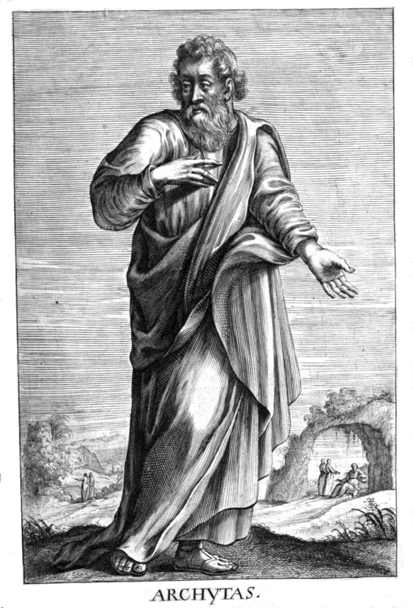 RealPreCinema's tweet photo. 4TH CENTURY BC
ARCHYTAS OF TARENTUM (c. 428–347 BC)
This man was an ancient Greek philosopher, mathematician, astronomer, statesman, and military strategist from #Tarentum, a Greek city in southern Italy (modern-day #Taranto). 

He was a key figure in the #Pythagorean school, blending mathematical rigor with practical applications. Automatons being another form of early motion entertainment, it’s documented that this philosopher made some sort of bird made of wood, which apparently 'moved' in the air through the use of steam pressure.