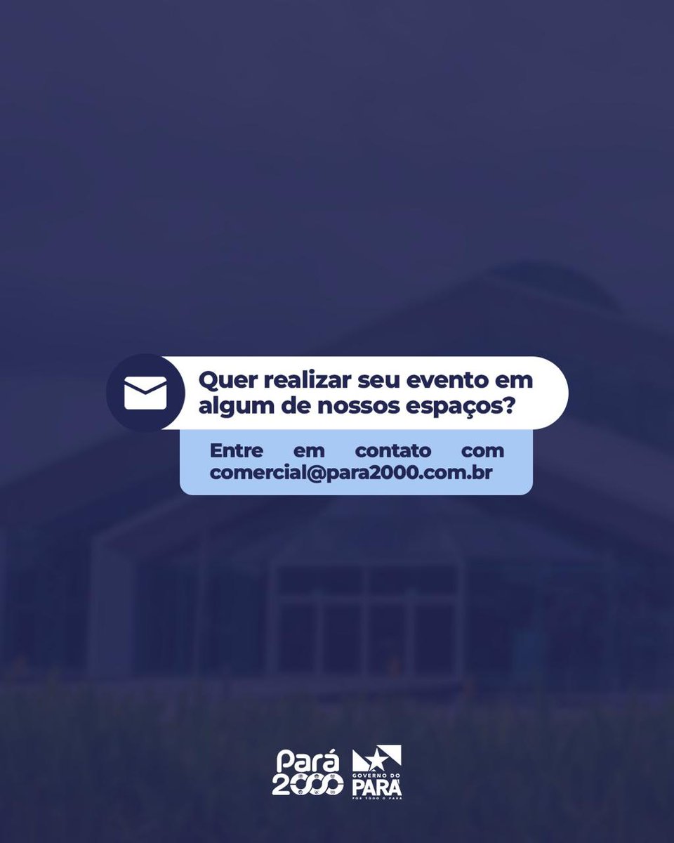 ospara2000's tweet photo. Seguimos reafirmando nosso compromisso com a valorização do patrimônio cultural e natural do nosso estado.

📩 Para realizar seu evento em um de nossos espaços, entre em contato através do e-mail comercial@para2000.com.br https://t.co/kCTPj7TUuQ
