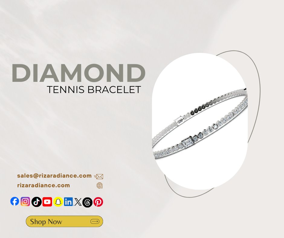 rizaradiance's tweet image. Every diamond tells a story. Make yours unforgettable with our 2½ ct. Lab Grown Diamond Tennis Bracelet.

💎: rizaradiance.com/products/16668…

Check our collection at rizaradiance.com

#RizaRadiance #DiamondStories #LabGrownLuxury #TennisBracelet