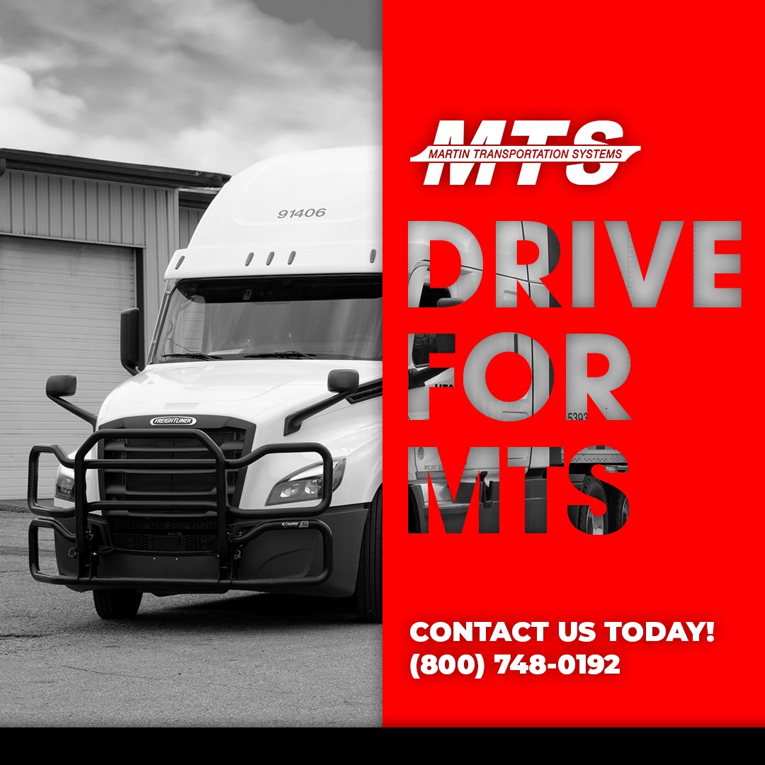DRIVEforMTS's tweet photo. Turn your passion for driving into a successful career! Your future is on the road! Drive for MTS today! #mts #truckers #ThankATrucker #hiringdrivers

– Top Pay
– Great Benefits
– Dedicated Lanes
– Sign-on Bonus

Contact us today! (800) 748-0192
https://t.co/hUtU2ozhEH https://t.co/2BIYt7AIaR