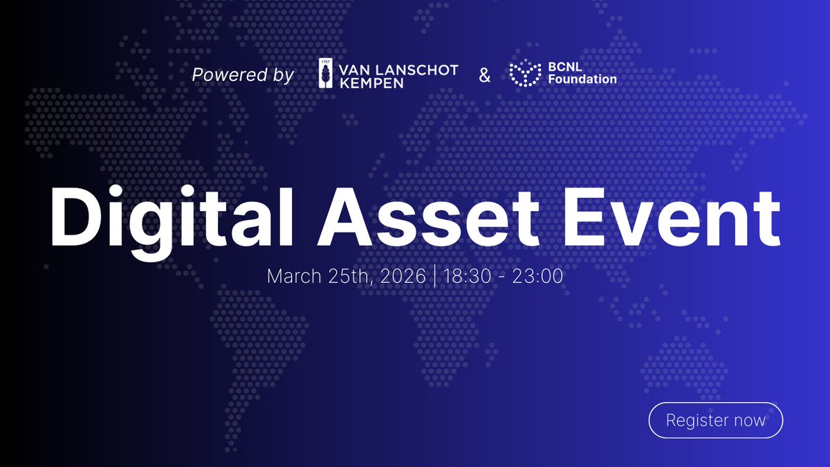 BCNL Foundation (Blockchain Netherlands) tweet media