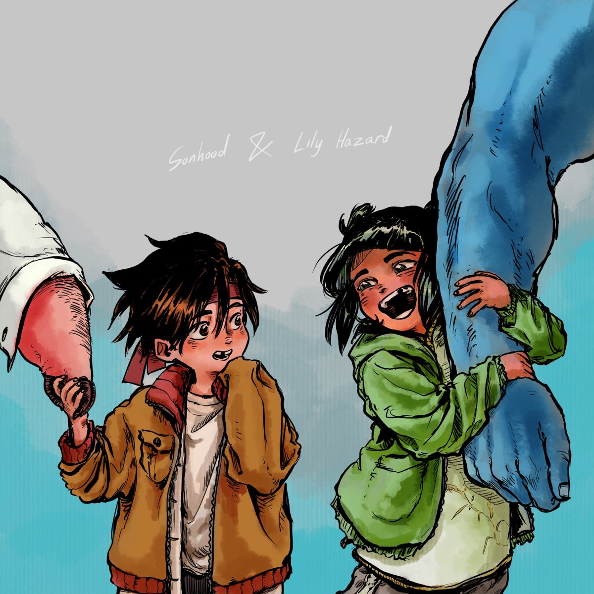 Suddenly felt emotional about my own fics again 
#LMKfanart #LegoMonkieKid