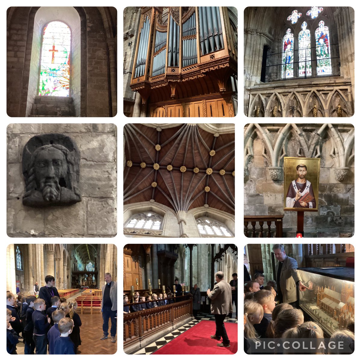 CamblesSchool's tweet photo. Team Otters had a fantastic trip to Selby. We learnt about the history of the Abbey and enjoyed some books at our local library. The children were so well behaved and polite too ๐ #CamblesforthHistory #CamblesforthReading https://t.co/Qw6g4tdB4y
