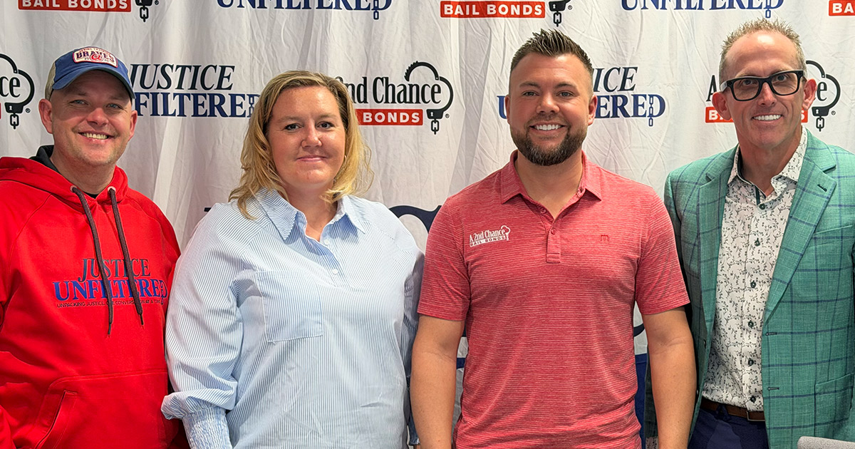A2ndChanceBail's tweet photo. Most people have no idea how bail bonds and electronic monitoring actually work together. 

Jesse Fellabaum and Lyndi Schmidt from A 2nd Chance break it all down on this episode of Justice Unfiltered with hosts @mrb0nds and @TugCowart. 

🎧 
https://t.co/otUsvuR2Hj

#JusticeUnfiltered #BailBonds #ElectronicMonitoring #CriminalJustic