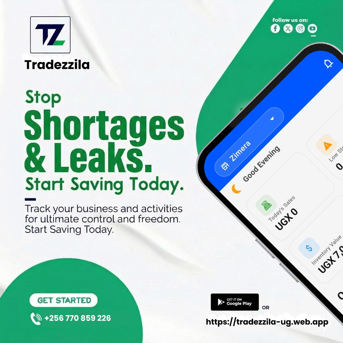 tradezzila's tweet photo. Running wholesale or retail business?  Do you have leaks you can't trace? Credits you've forgotten? Stock that runs out before you know?  Tradezzila handles all of it. ✅ POS ✅ Inventory ✅ Customer &amp; credit management ✅ Reports &amp; accounting ✅ Multi-outlet and user management. https://t.co/lo2hf8vxQM