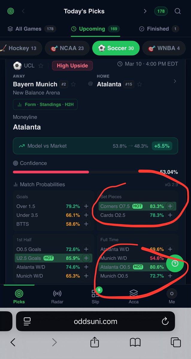 Odds Uni tweet media