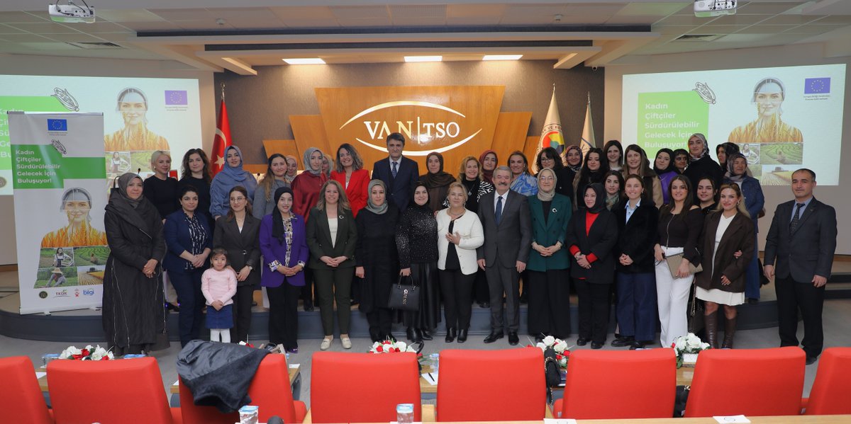 vantsokurumsal's tweet photo. Odamız Avrupa Birliği Bilgi Merkezi, Tarım ve Kırsal Kalkınmayı Destekleme Kurumu (TKDK) Van İl Koordinatörlüğü ve TOBB Van Kadın Girişimciler Kurulumuz işbirliğinde, "8 Mart Dünya Kadınlar Günü ve Dünya Kadın Çiftçiler Yılı" kapsamında; Kadın Çiftçiler Sürdürülebilir Gelecek İçin Buluşuyor Programı düzenlendi. 

AYRINTILAR ⤵️
https://t.co/MjJDcuNis3

@EUDelegationTur @TKDKVAN @tobbvankgk @abbmvan @NecdetTakva