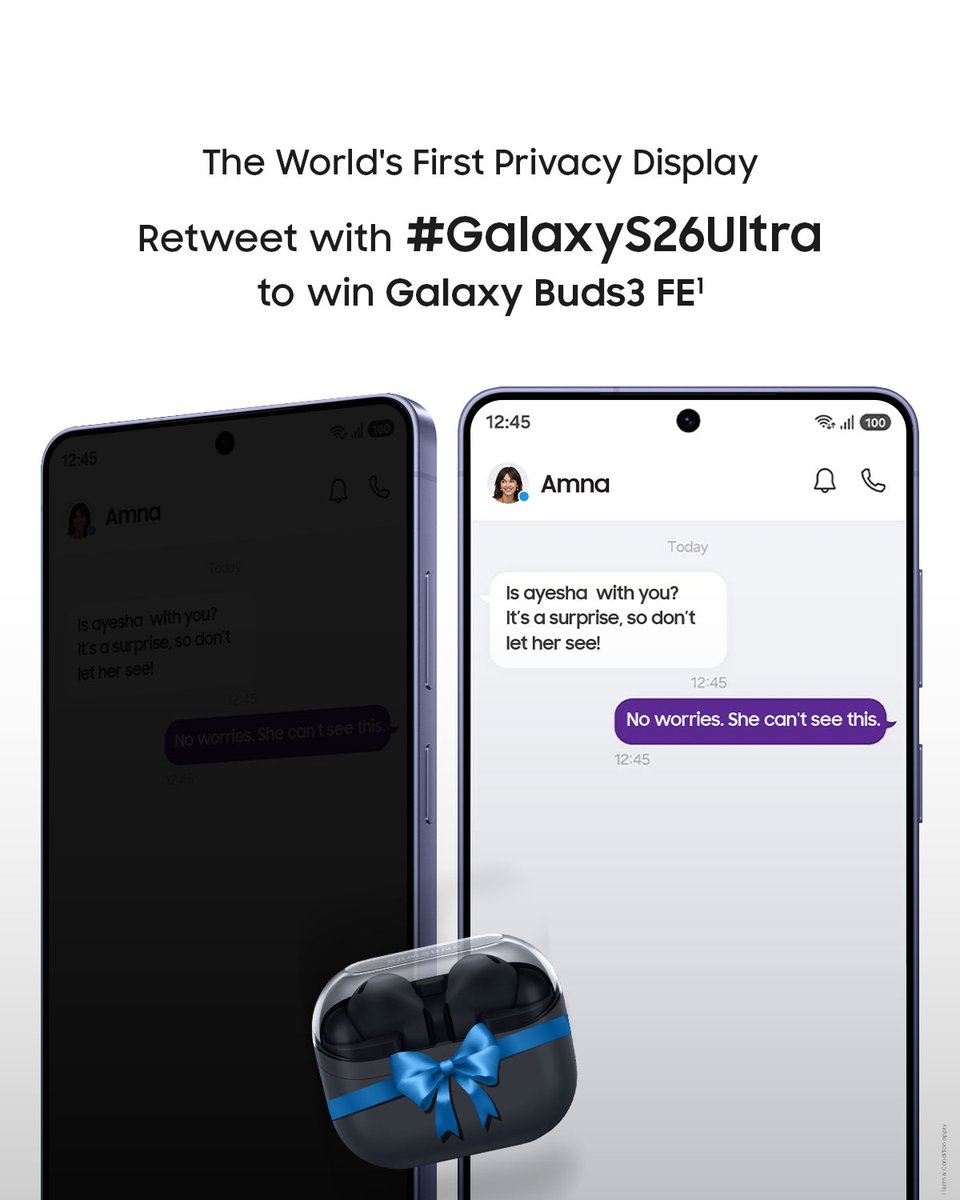 Samsung Pakistan tweet media