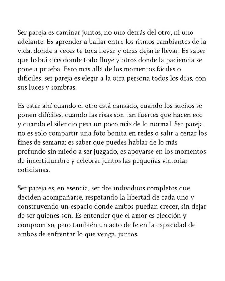 ¿Qué es ser pareja?