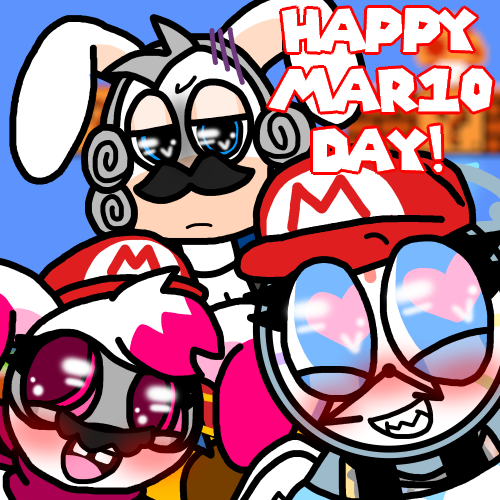 GlitchyDaFlower's tweet photo. HAPPY MAR10 DAY!! 🍄
#nintendo #ubisoft #marioandrabbids #mariorabbids #marioandrabbidskingdombattle #mariorabbidskingdombattle #marioandrabbidssparksofhope #mariorabbidssparksofhope #phantomofthebwahpera #phantom #tomphan #oc #ocs #originalcharacters https://t.co/ev8OpOG88r