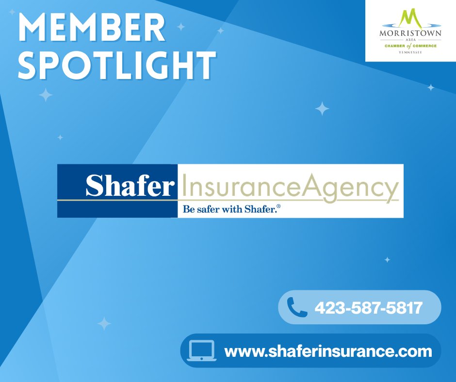 Shafer Insurance
🛡️ Protect what matters most with Shafer Insurance—trusted coverage, local service.
📍 525 W Morris Blvd, Ste A, Morristown, TN 37813
📞 (423) 587-5817
🌐 shaferinsurance.com
#GoldStarMember #InsuranceExperts #MorristownTNChamber