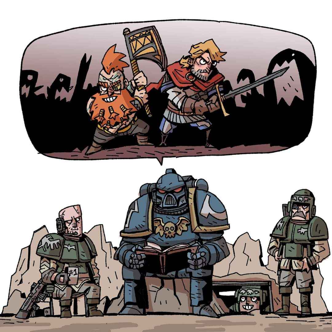 La Biblioteca Negra- Warhammer 40k tweet media