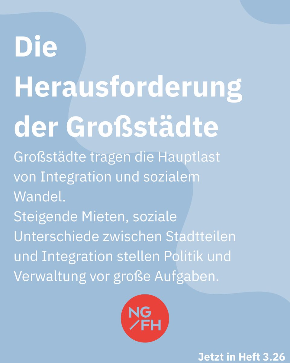 Neue Gesellschaft/Frankfurter Hefte tweet media