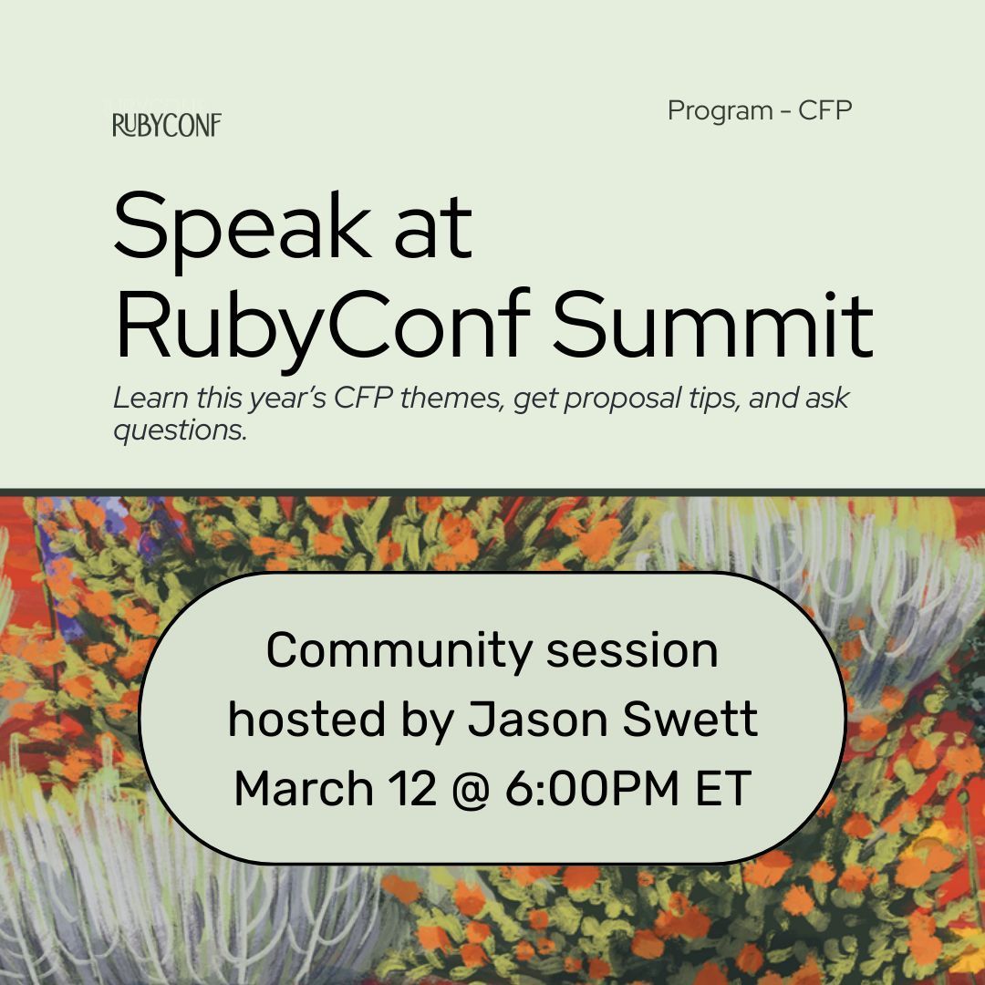 RubyConf tweet media