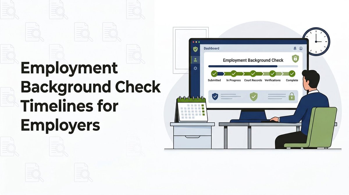 fyiscreening's tweet photo. Background Checks 101: How Long Does an Employment Background Check Take? (Employer Guide)
https://t.co/Bvp9wIf1FC https://t.co/0Rq7TxS48F