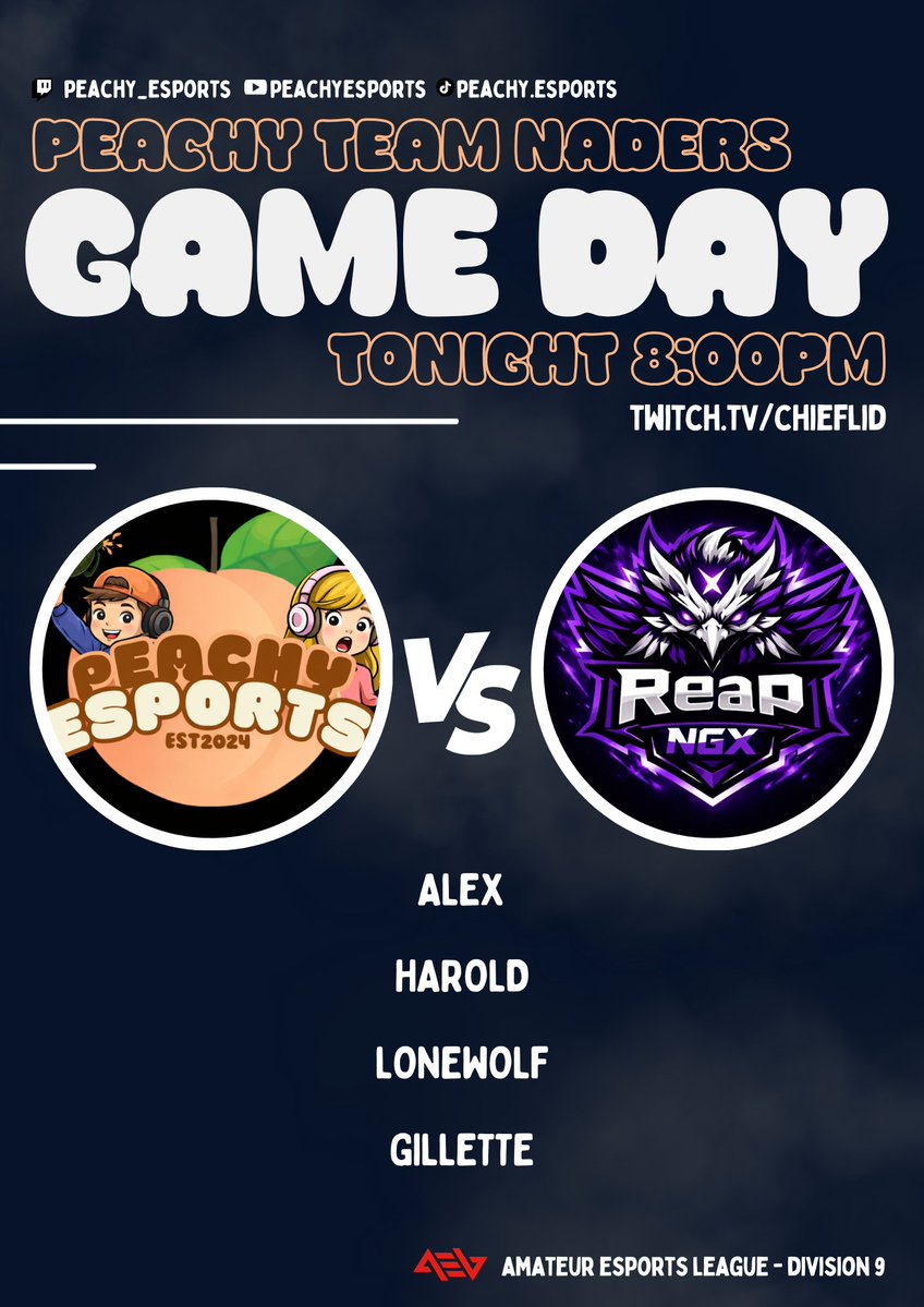 Peachy eSports tweet media