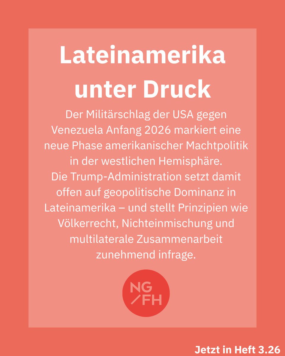 Neue Gesellschaft/Frankfurter Hefte tweet media