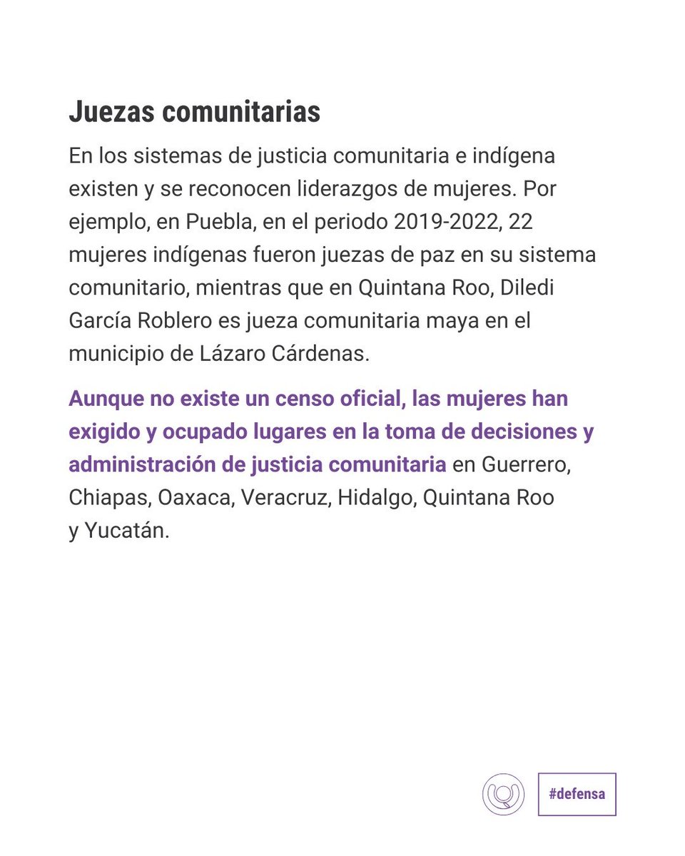 En el Día Internacional de las Juezas, es importante impulsar mayor presencia de mujeres en el ámbito judicial, fortaleciendo así el acceso a la justicia y avanzando hacia la igualdad💜

La participación en condiciones de igualdad, es esencial para construir sociedades más justas