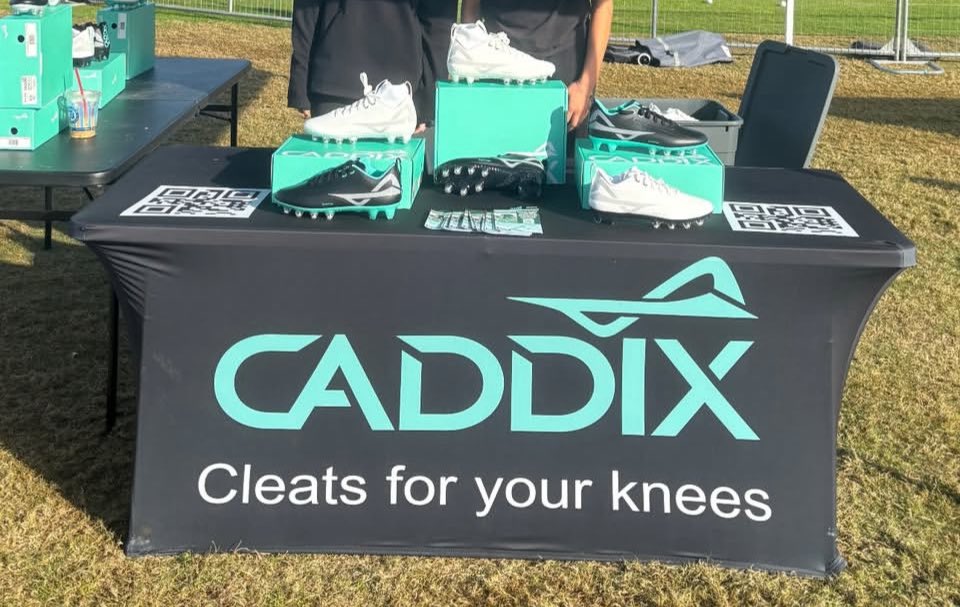 Dom_marino4's tweet photo. Thrilled to join the @caddixcleats team as the State of Florida Sales Representative!

My former teammate invented Smart Stud Technology, the only cleat where the stud can flex and spin enough to reduce rotational force responsible for knee and ankle injuries. 

Dm for a fitting! https://t.co/XM8odMVWW1